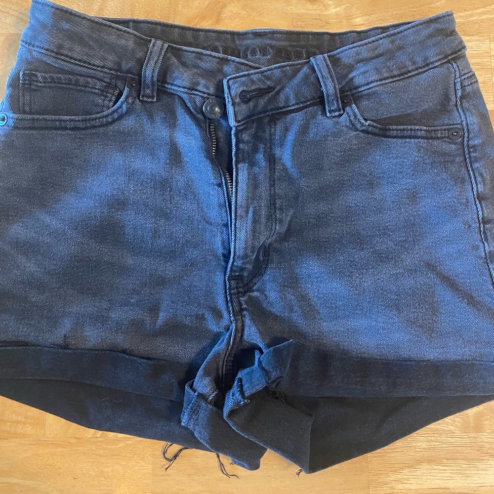 American Eagle Outfitters Black Denim Shorts
